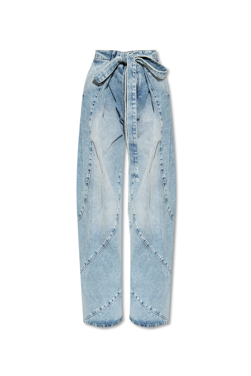 デニム・ジーパン THE ATTICO DENIM JACKETS Denim blouson in blue - The Attico | Mytheresa